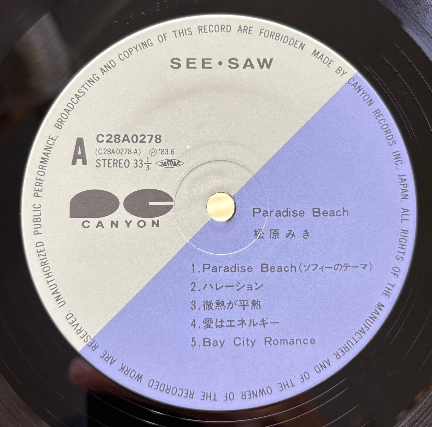 Miki Matsubara / Paradice Beach