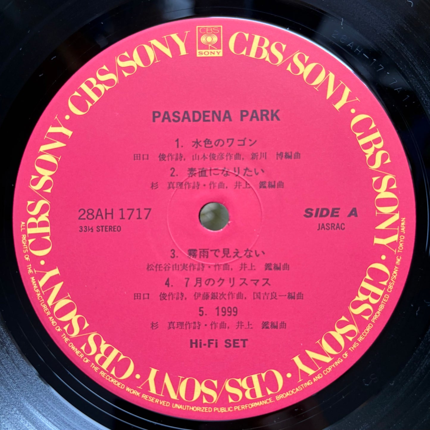 Hi-Fi Set / Pasadena Park