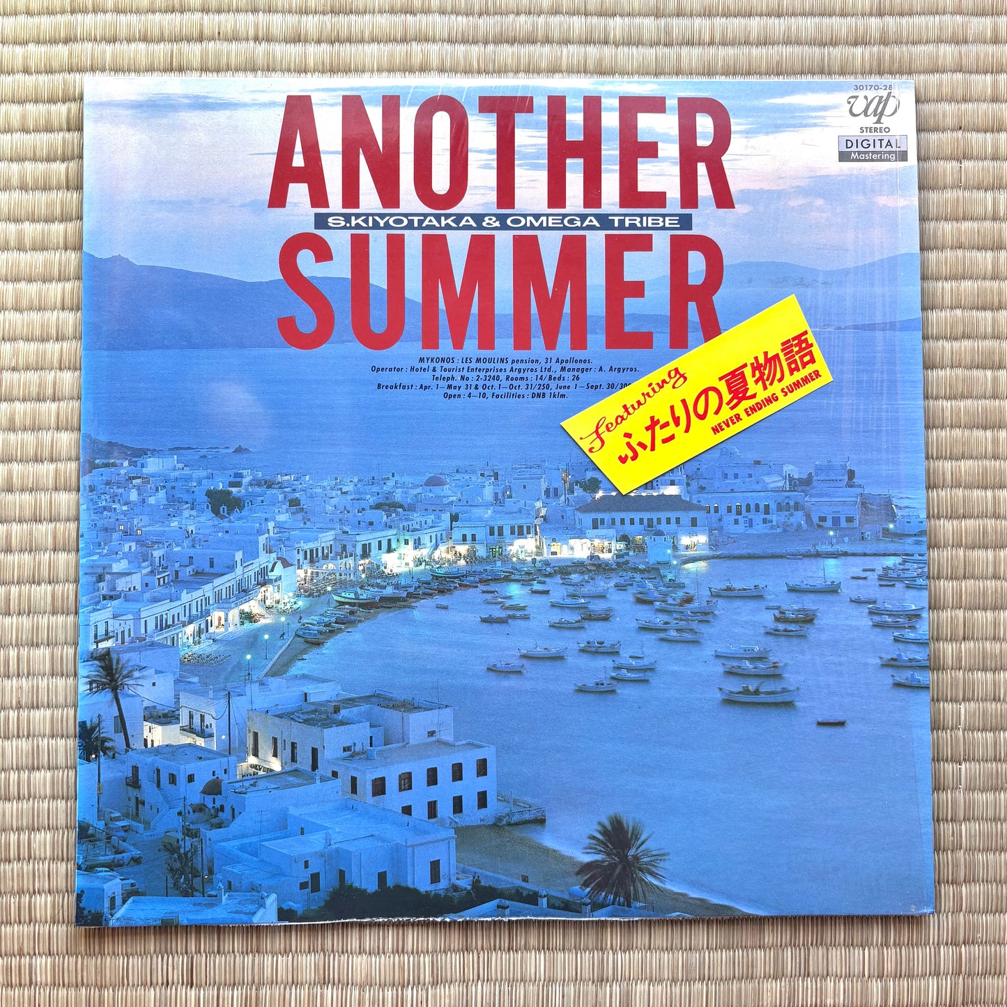 S. Kiyotaka & Omega Tribe / Another Summer