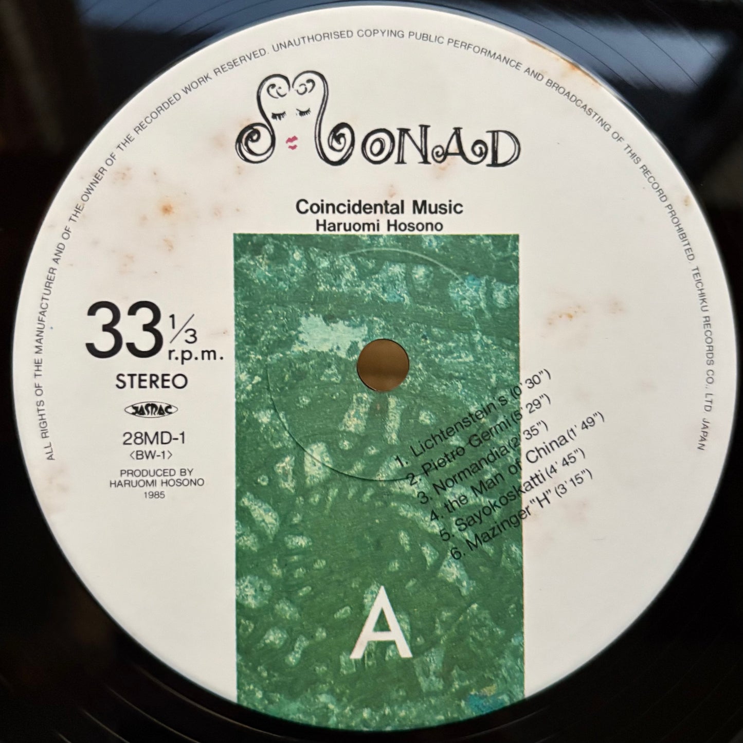 Haruomi Hosono – Coincidental Music