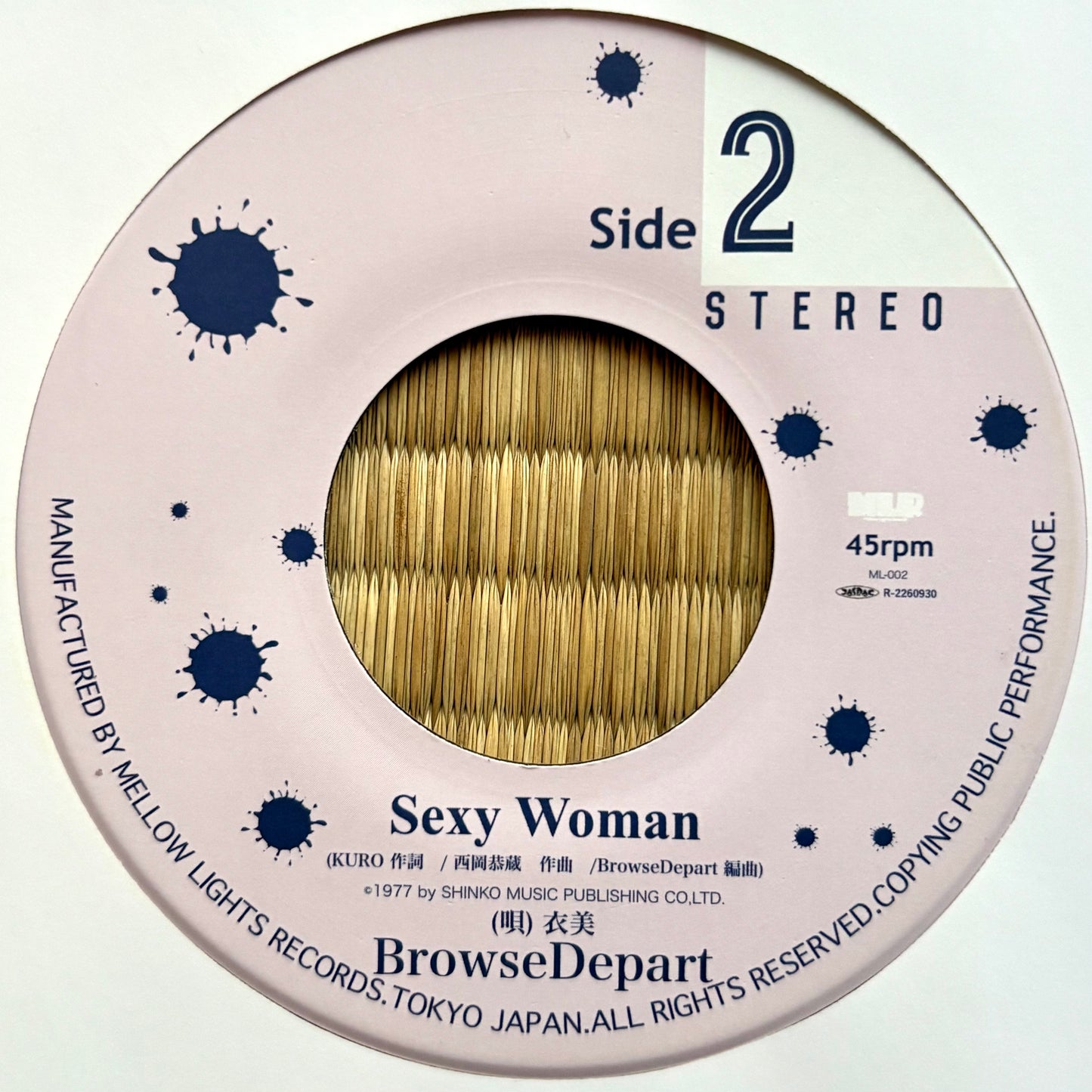 Browse Depart– Citylights Blues / Sexy Woman (7inch)