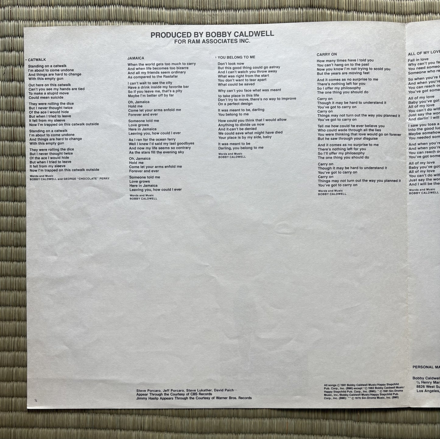 Bobby Caldwell / Carry On