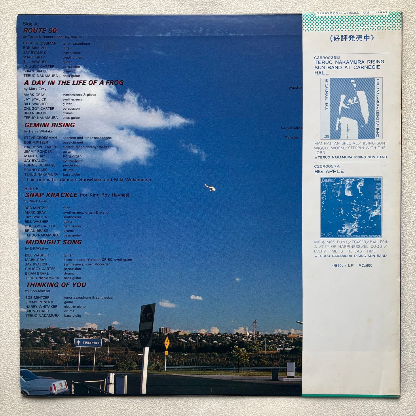 Teruo Nakamura Rising Sun Band – Route 80