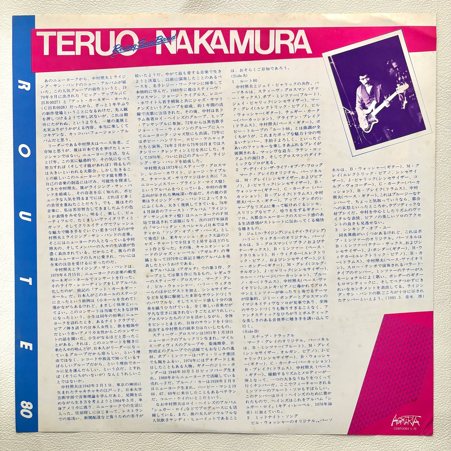 Teruo Nakamura Rising Sun Band – Route 80