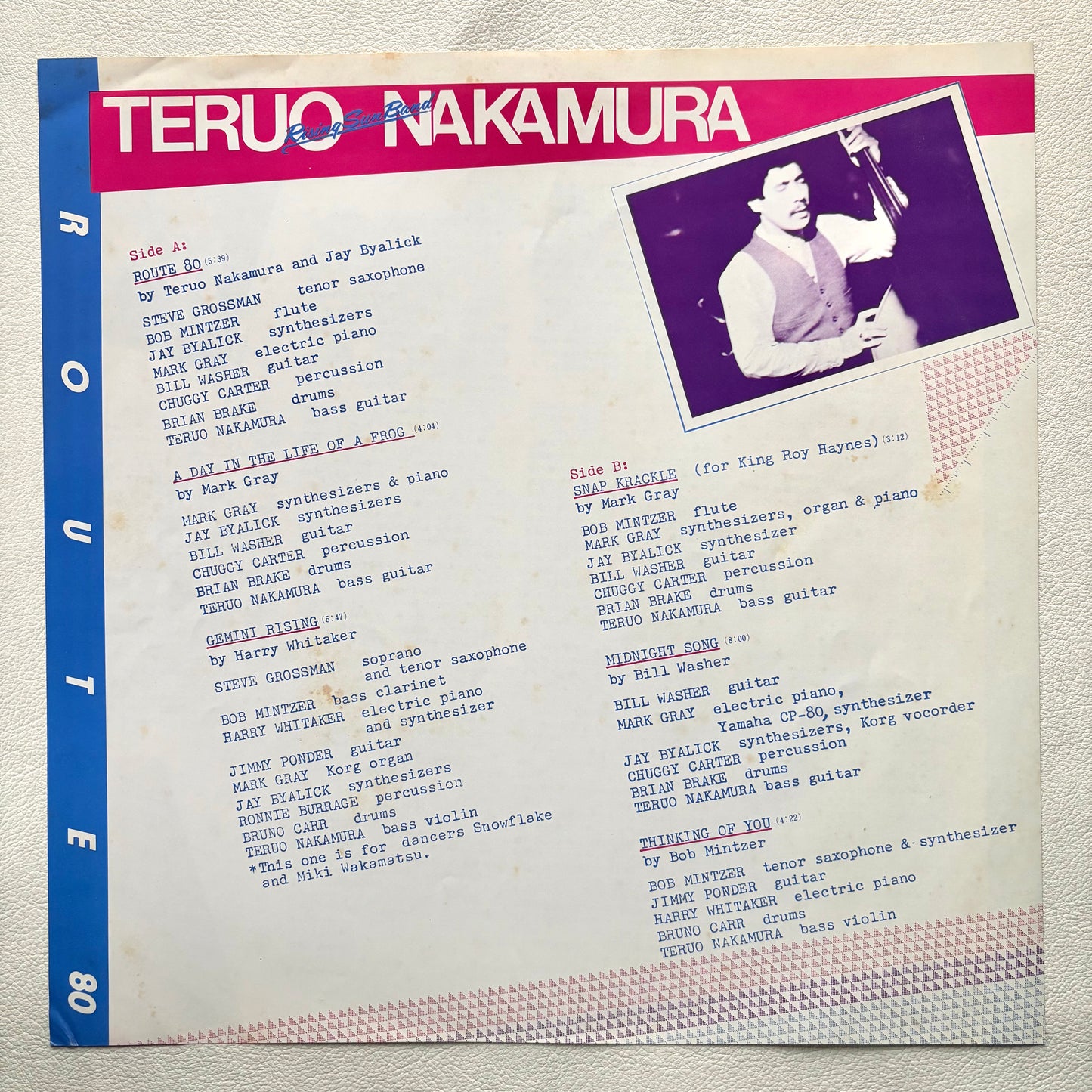 Teruo Nakamura Rising Sun Band – Route 80