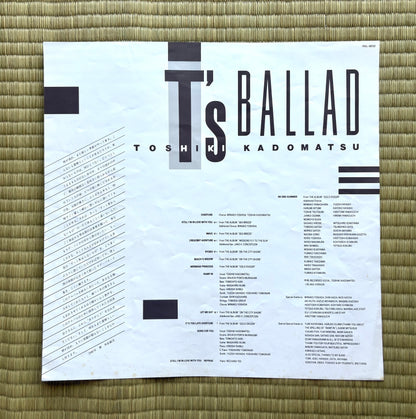 Toshiki Kadomatsu/T's Ballad