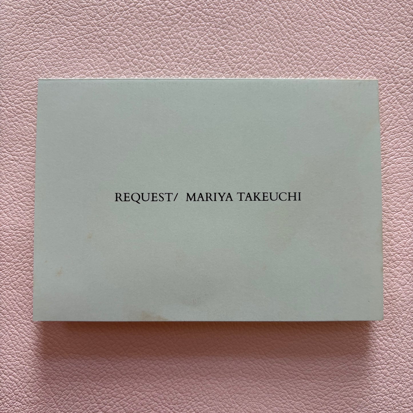 Mariya Takeuchi - Request