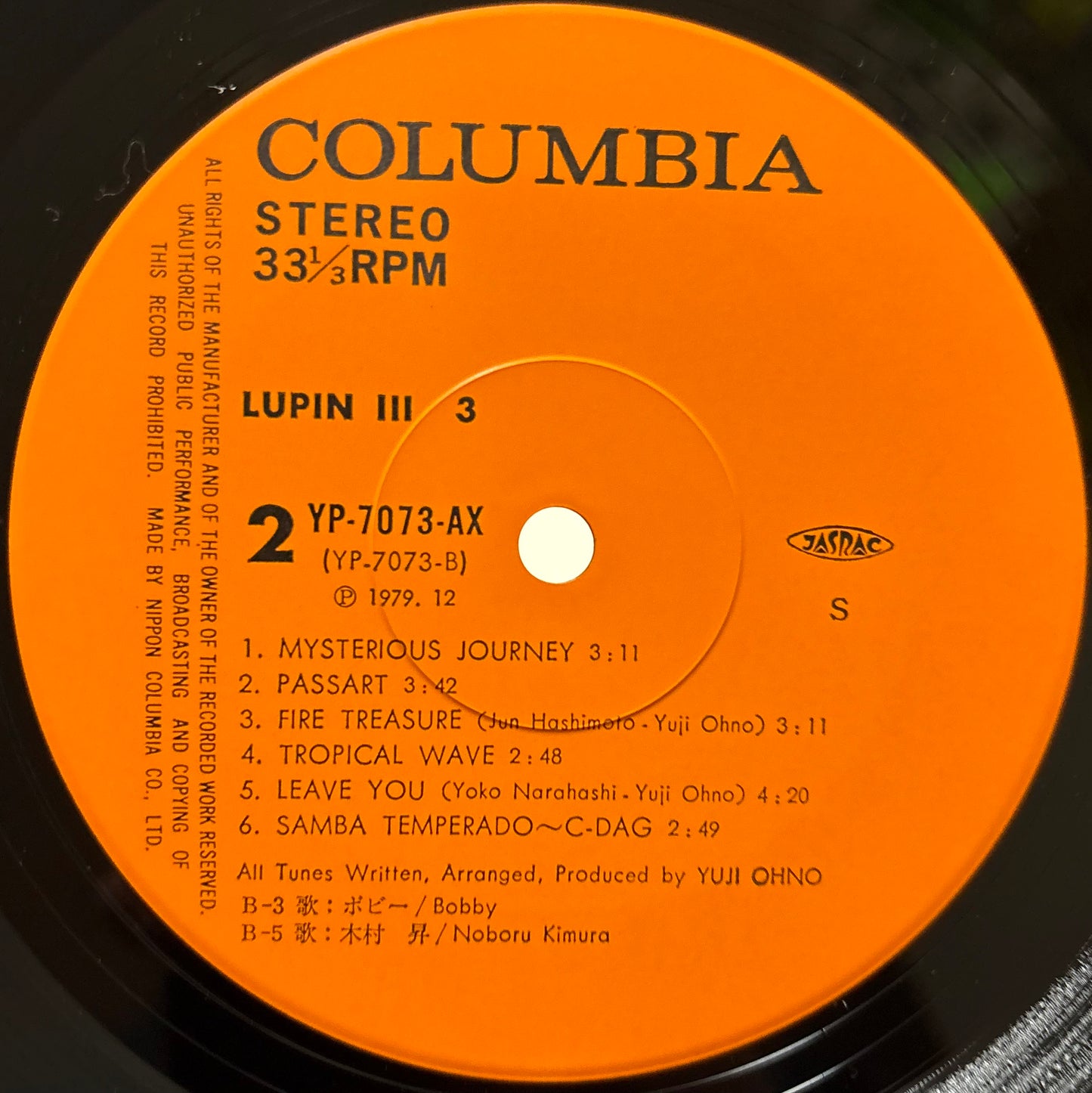 Yuji Ohno – Lupin The 3rd (Original Soundtrack)