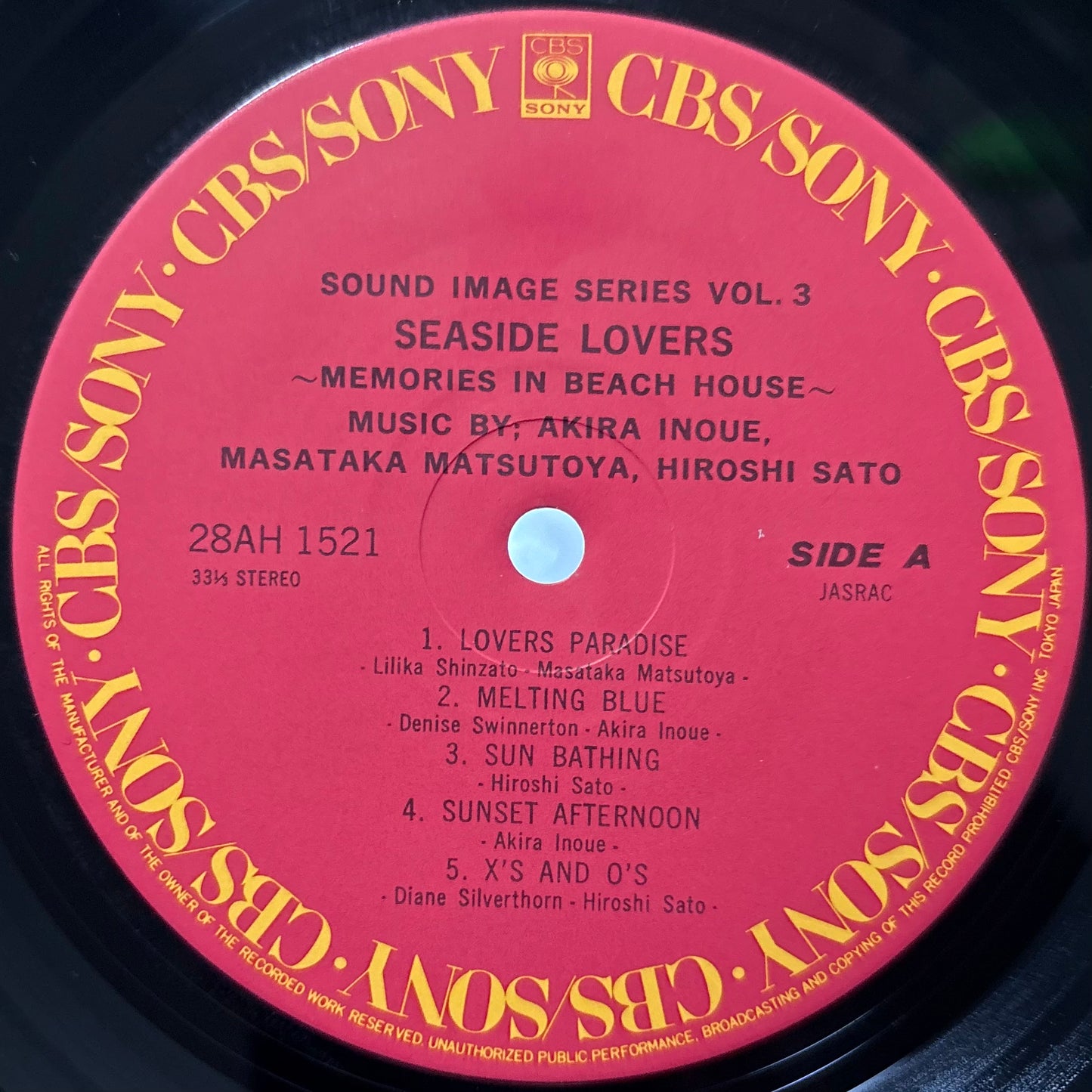 Seaside Lovers ‎– Memories In Beach House