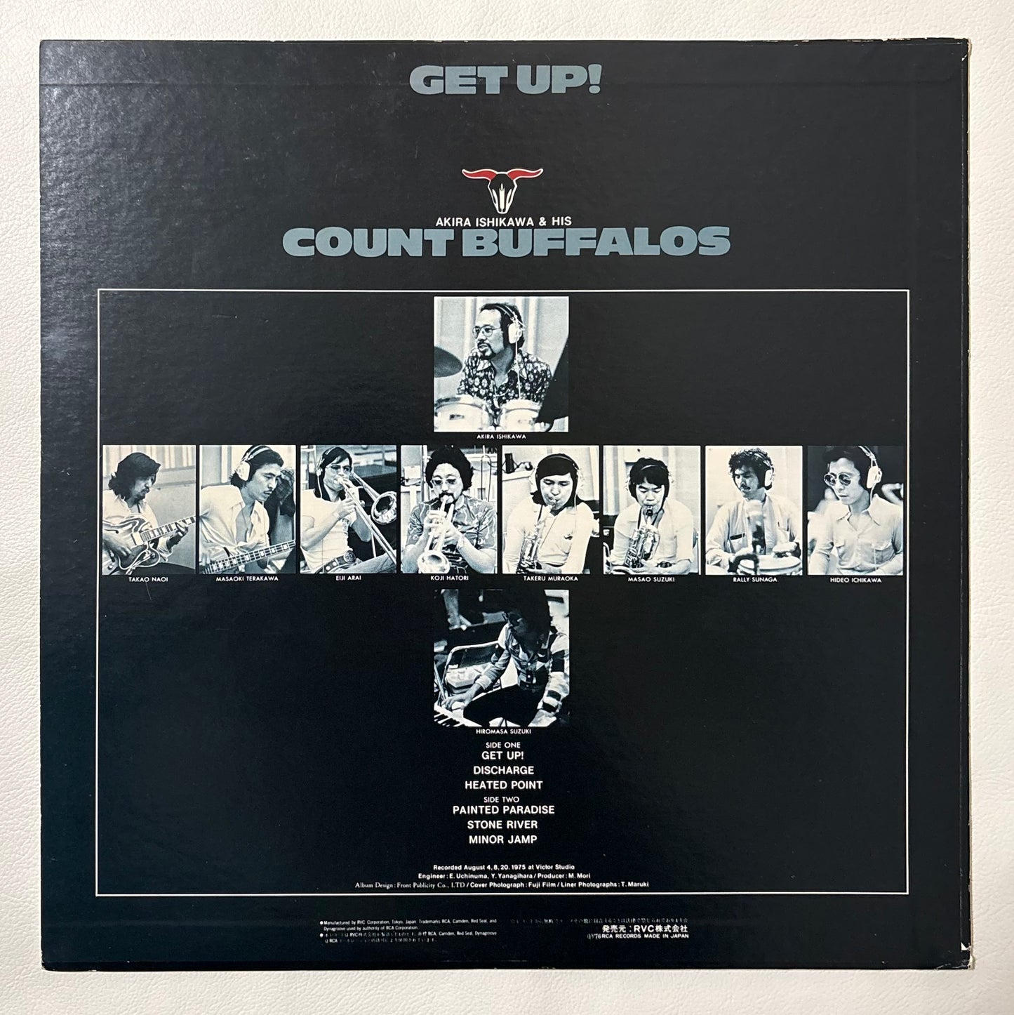 Akira Ishikawa & Count Buffalos – Get Up ! (1975 Original 1st Press)