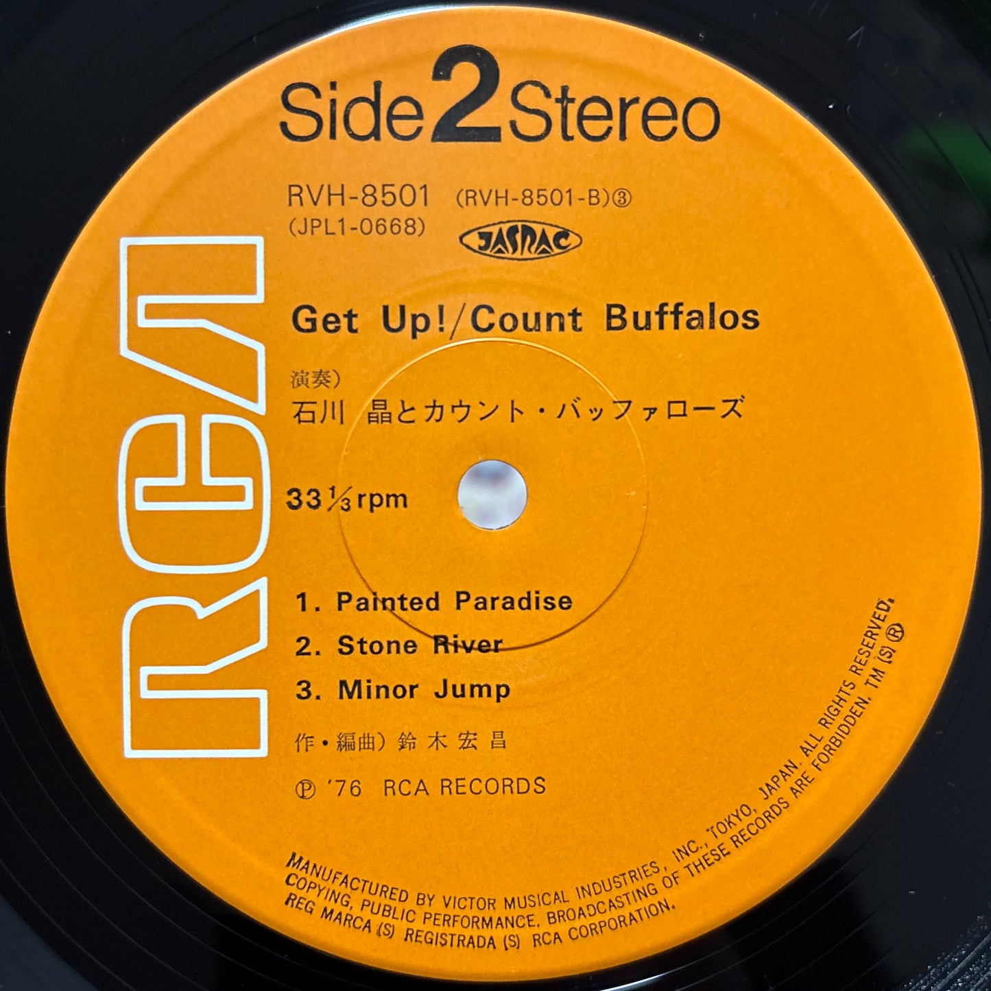 Akira Ishikawa & Count Buffalos – Get Up ! (1975 Original 1st Press)