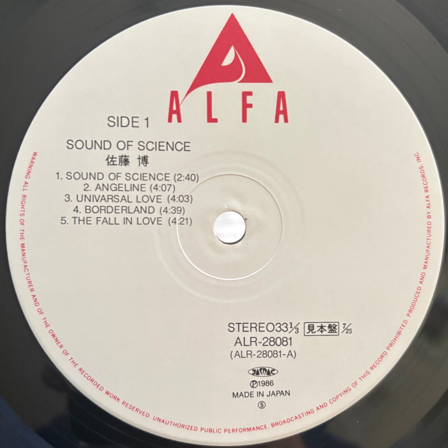 Hiroshi Satoh – Sound Of Science