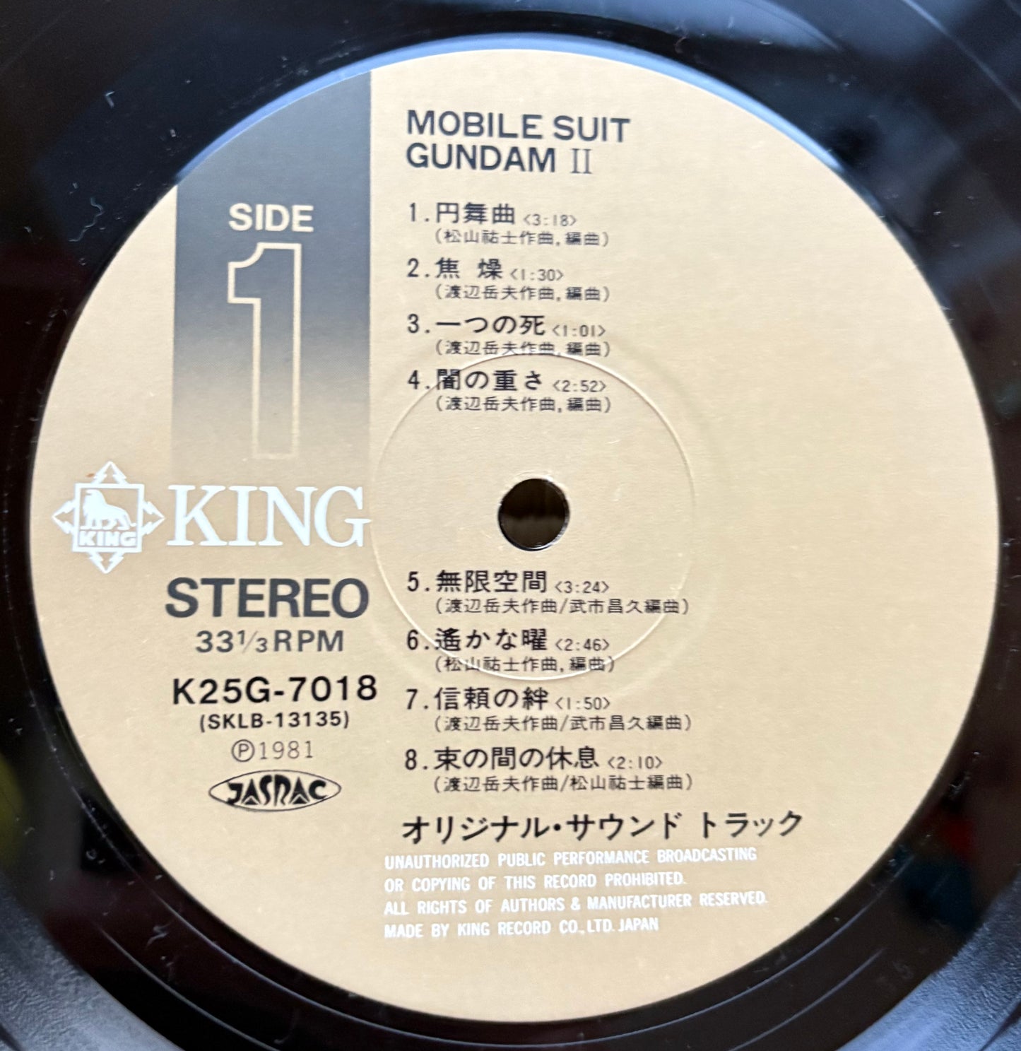 Takeo Watanabe, Yuji Matsuyama / Mobile Suit Gundam II – BGM Collection Vol. 2