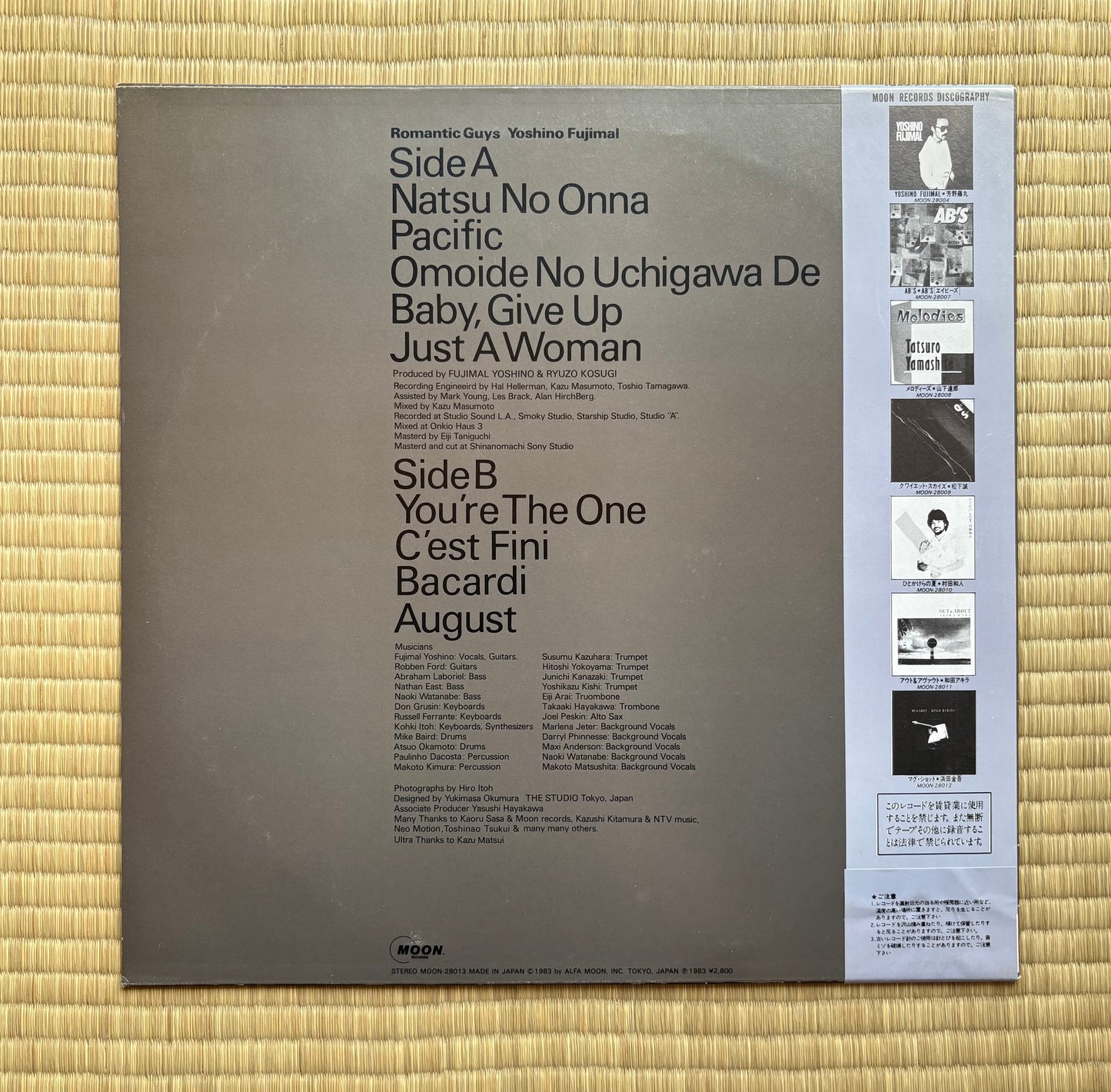 Fujimaru Yoshino / Romantic Guys ((Repriced))