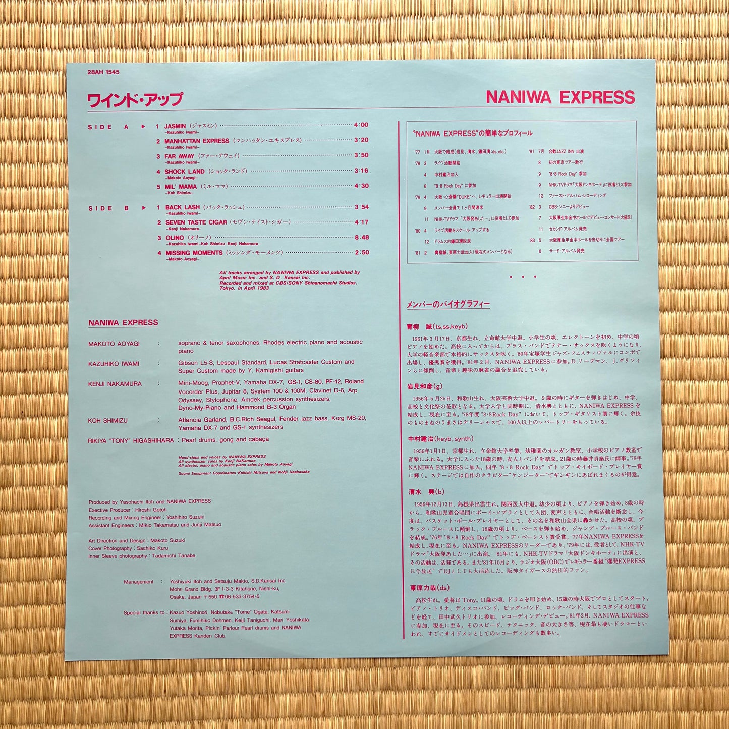 Naniwa Express / Wind Up