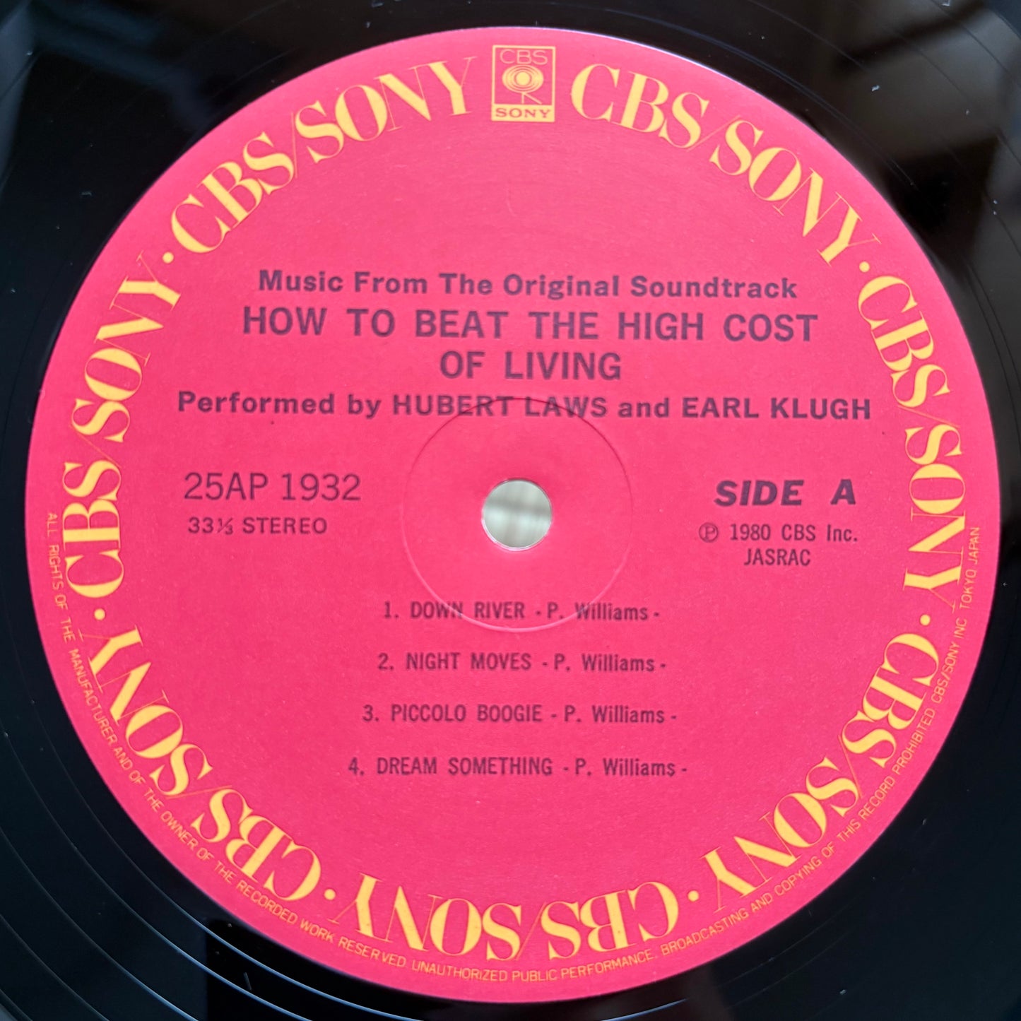 Hubert Laws and Earl Klugh / How to Beat the High Cost of Living (Music From The OST)