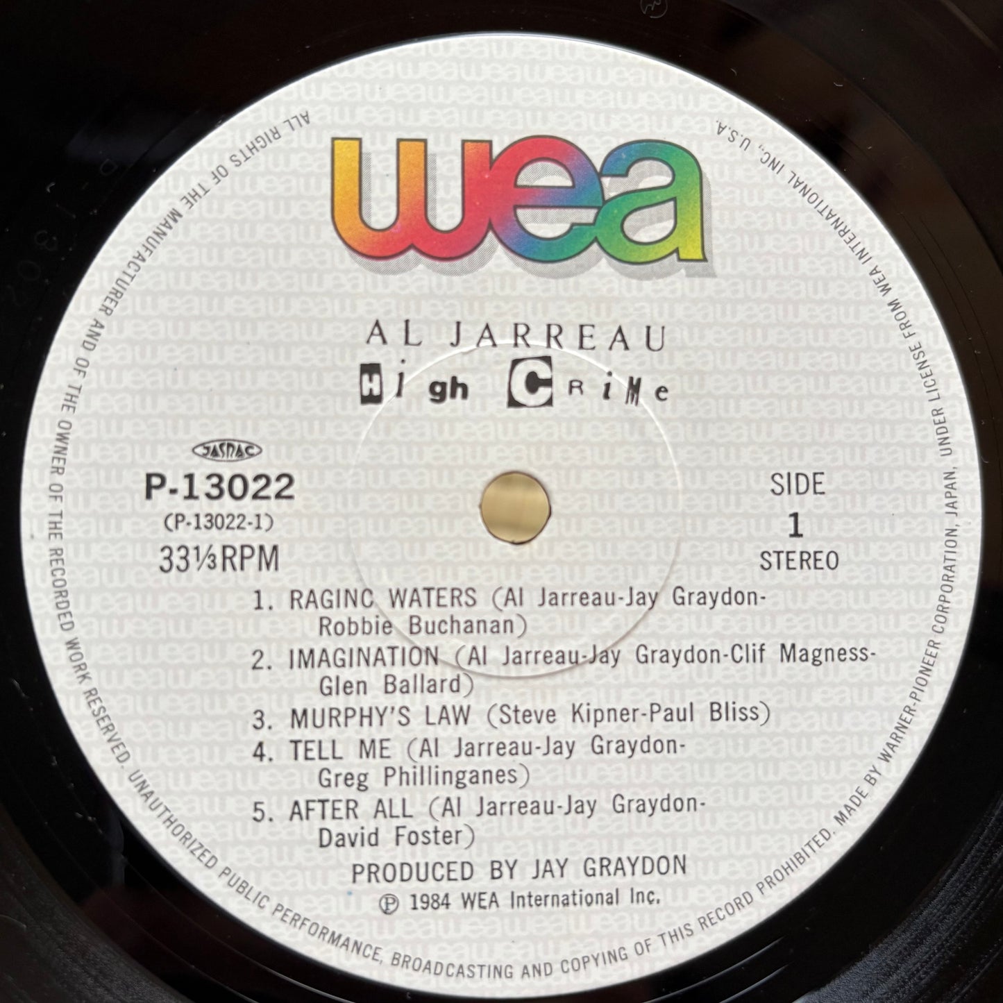 Al Jarreau / High Crime