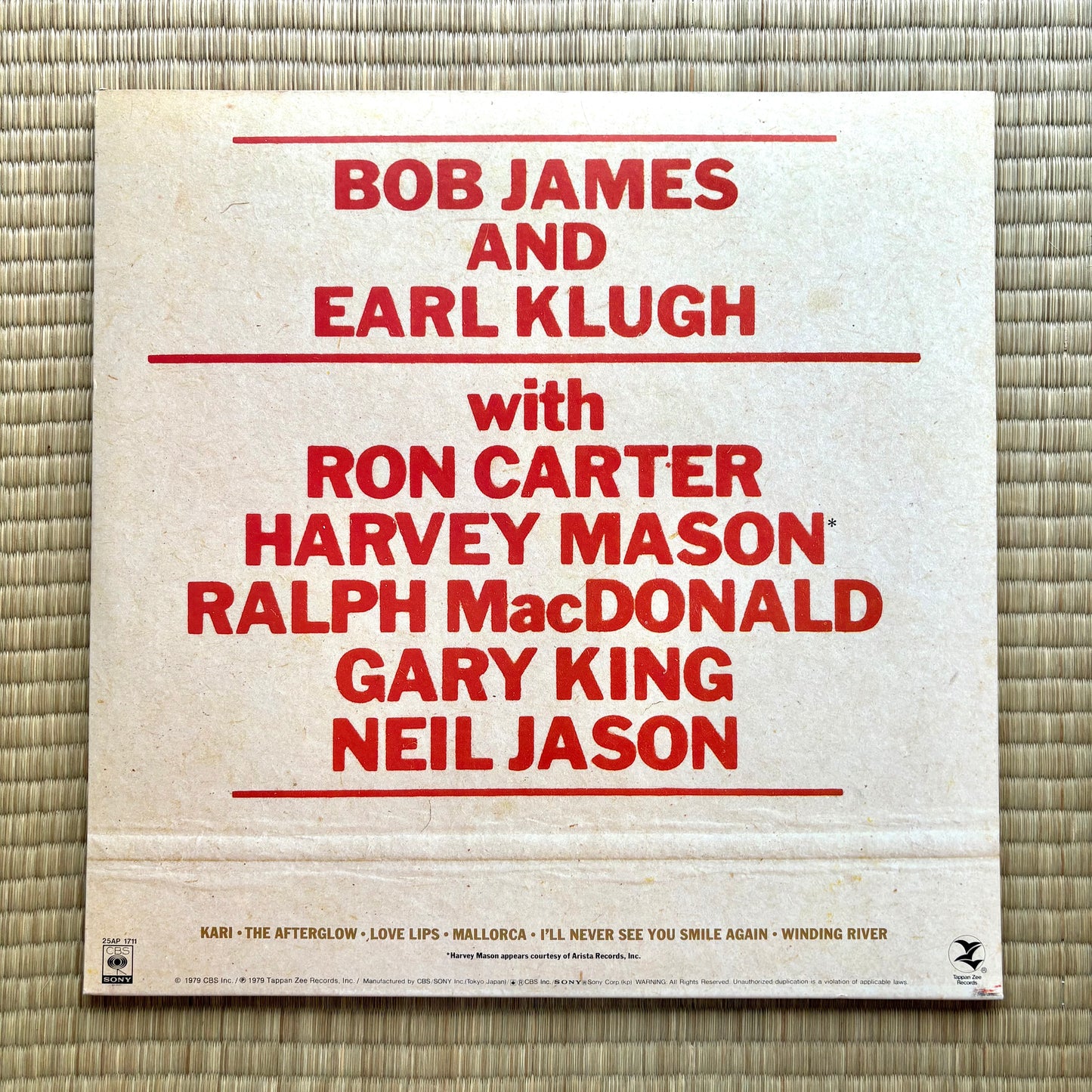 Bob James And Earl Klugh / One On One
