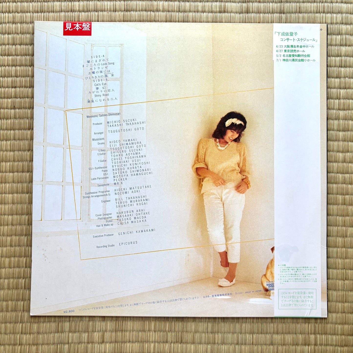 Satoko Shimonari / Weekend (promo white)