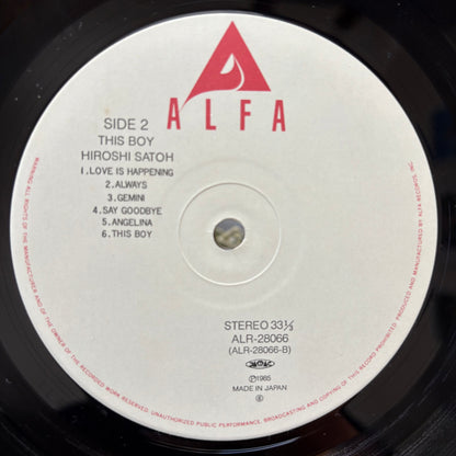 Hiroshi Satoh - This Boy