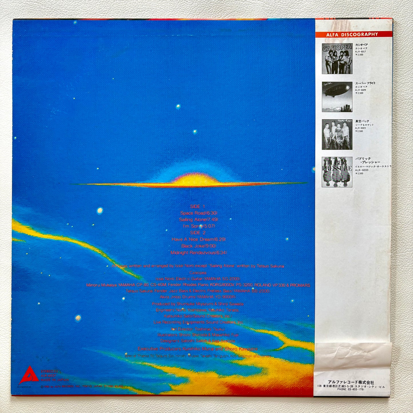 Casiopea – Thunder Live (1st Cover Art)