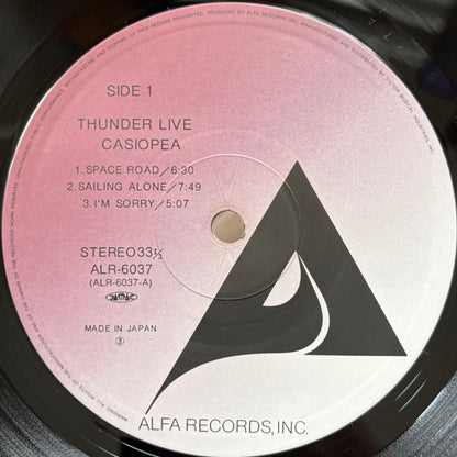 Casiopea – Thunder Live (1st Cover Art)