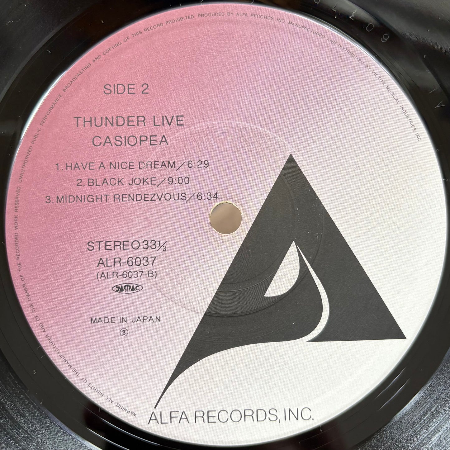 Casiopea – Thunder Live (1st Cover Art)