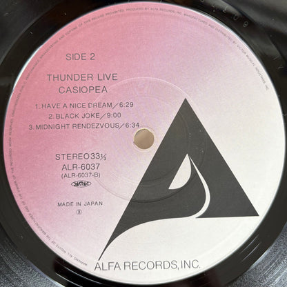 Casiopea – Thunder Live (1st Cover Art)