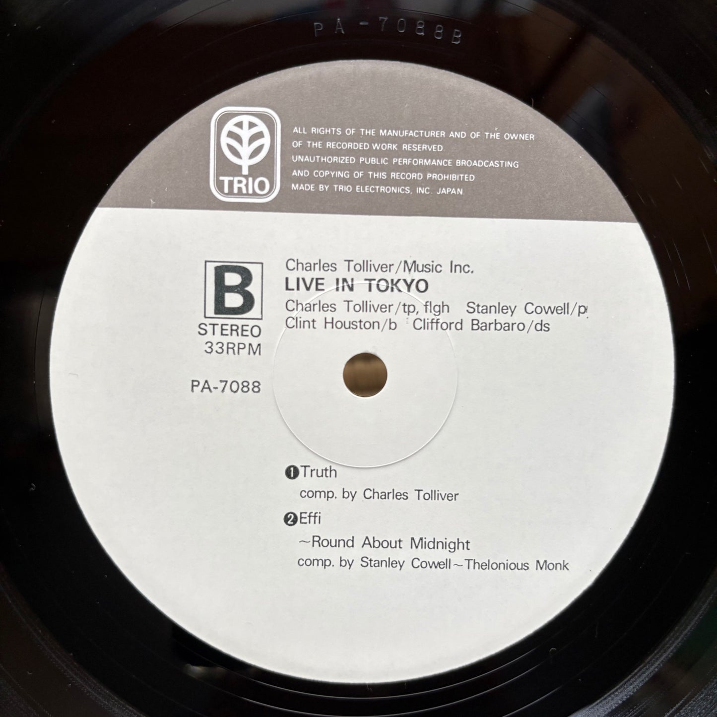 Charles Tolliver / Music Inc – Live In Tokyo