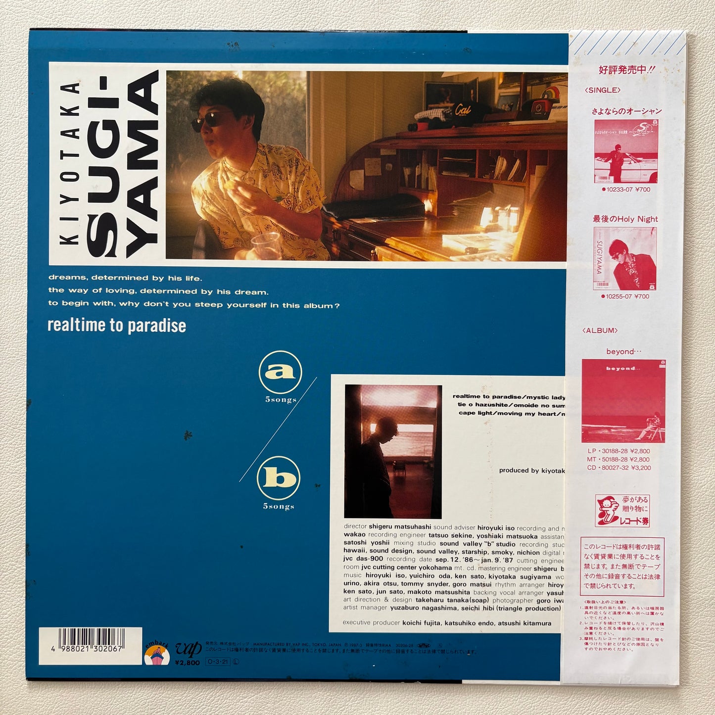 Kiyotaka Sugiyama – Realtime To Paradise