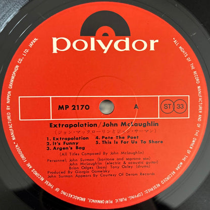 John McLaughlin - Extrapolation