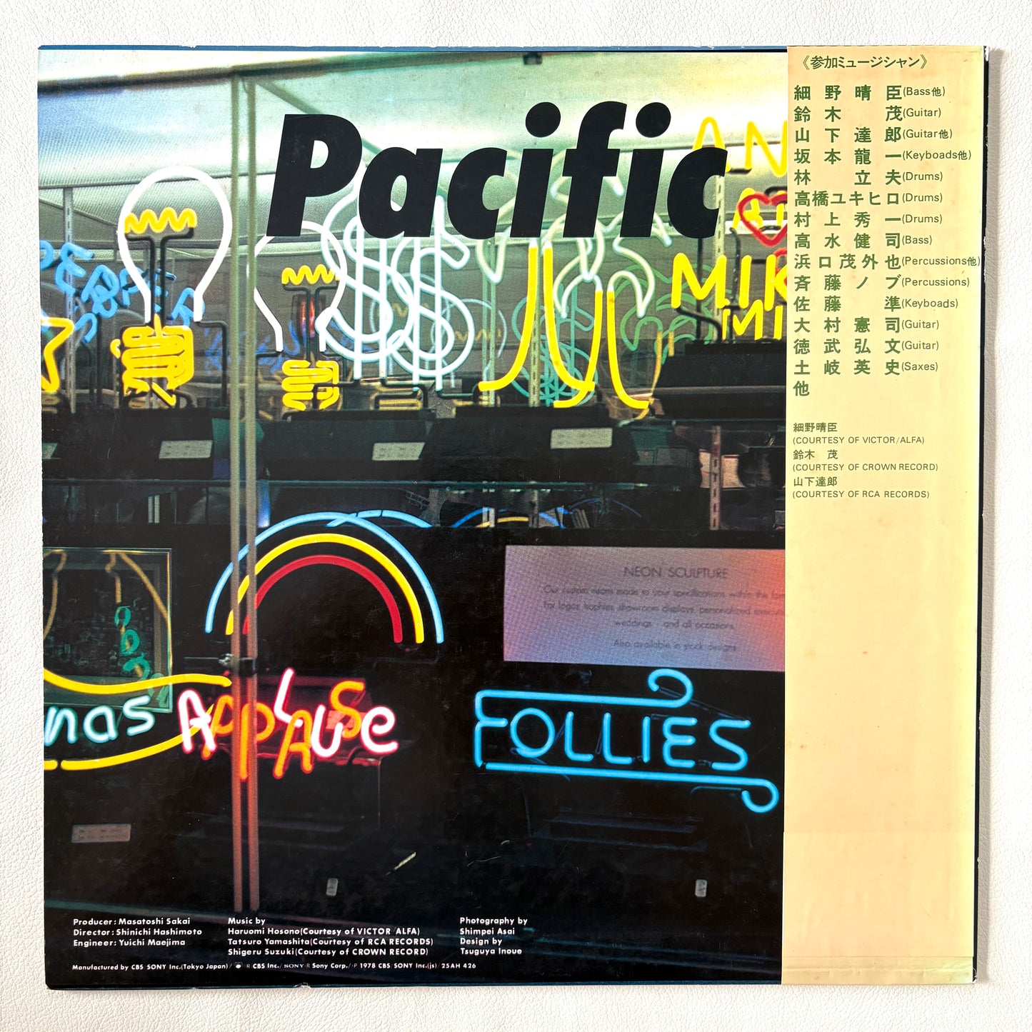 Haruomi Hosono, Shigeru Suzuki & Tatsuro Yamashita / Pacific
