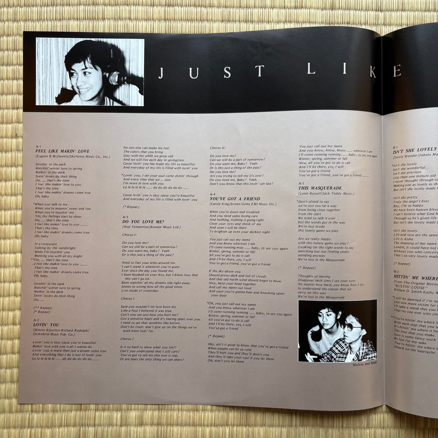 Marlene / Just Like First Love