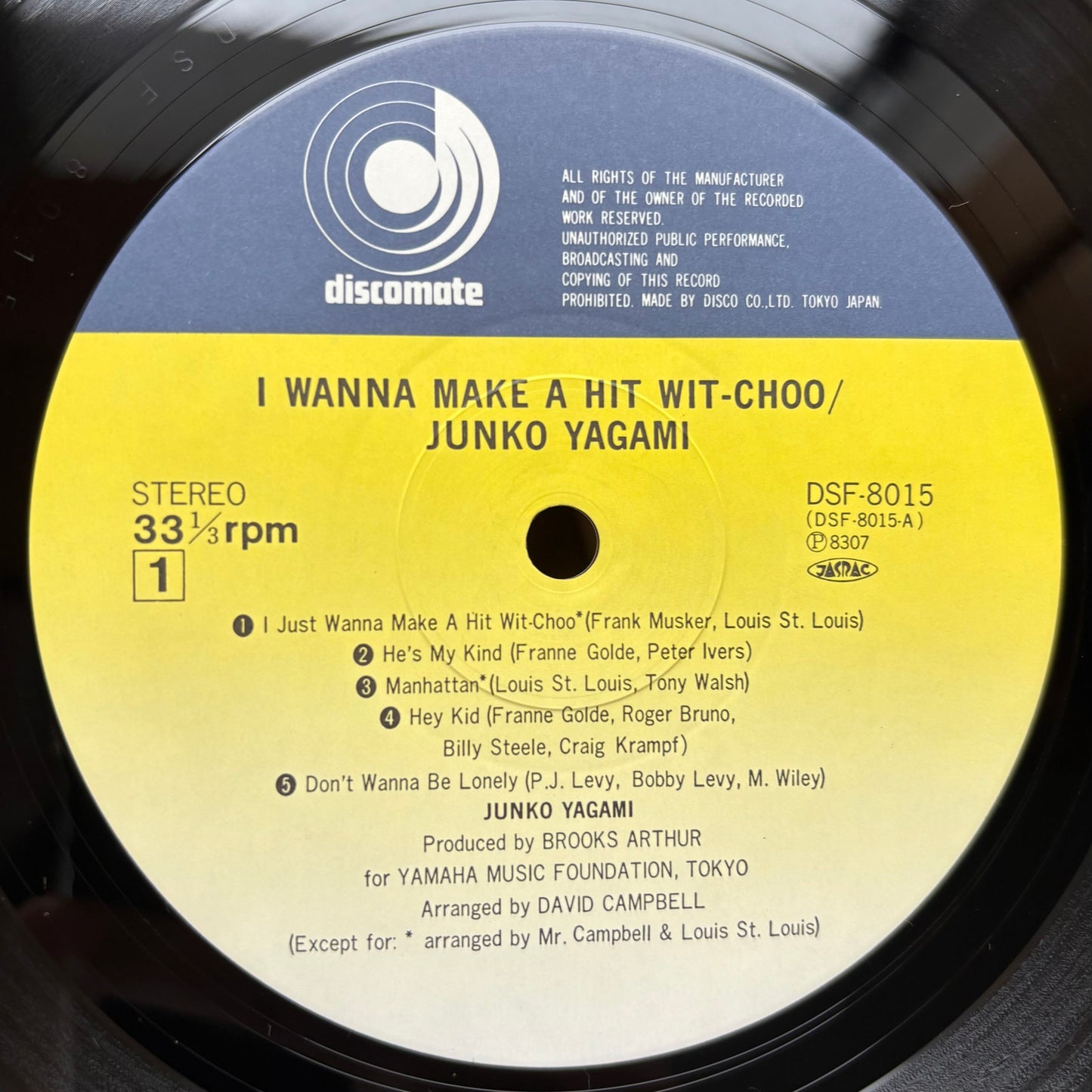 Junko Yagami – I Wanna Make A Hit Wit-Choo