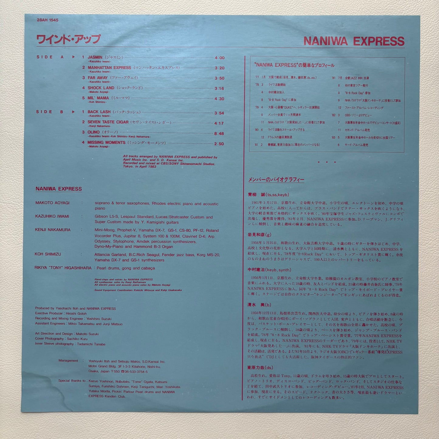 Naniwa Express – Wind Up