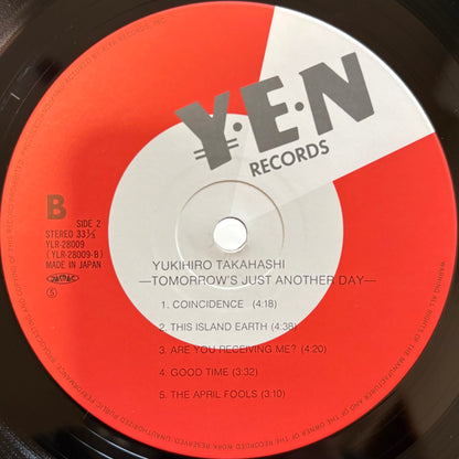 Yukihiro Takahashi – Tomorrow's Just Another Day