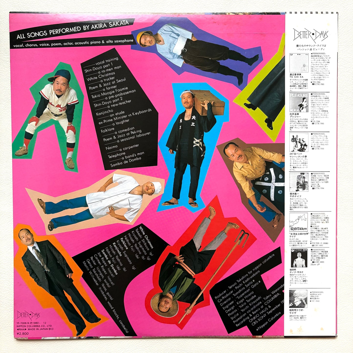 Akira Sakata - 20 Personalities