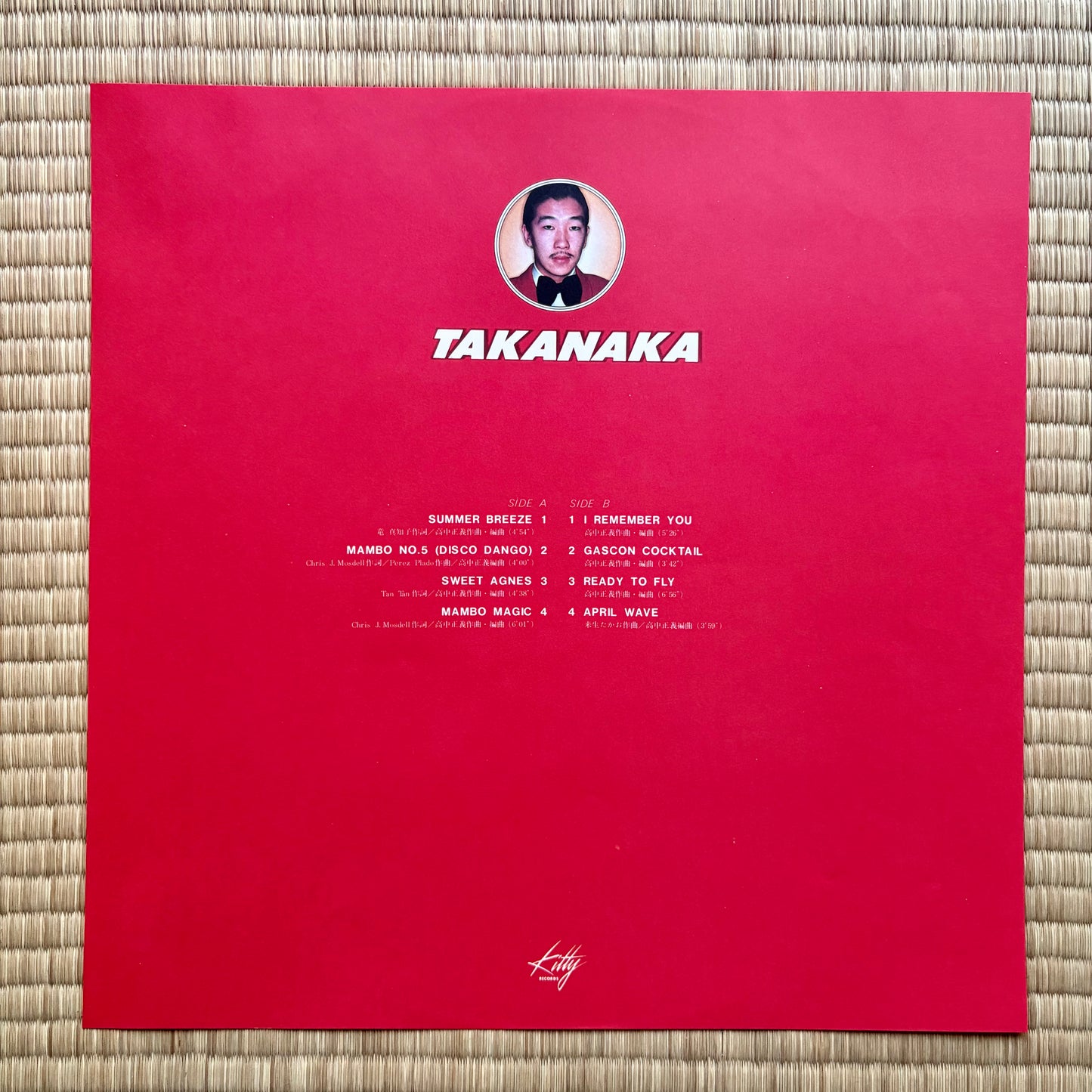 Masayoshi Takanaka - Takanaka (Super clean copy!)