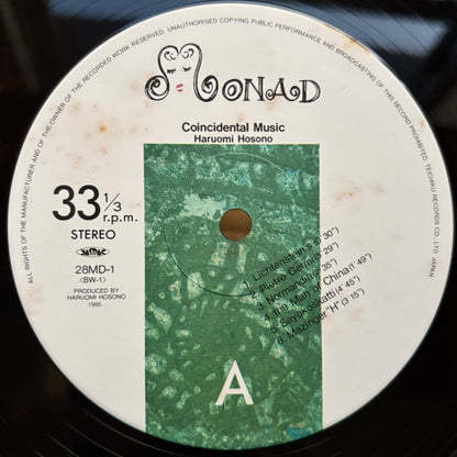 Haruomi Hosono – Coincidental Music