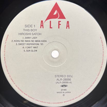Hiroshi Satoh - This Boy