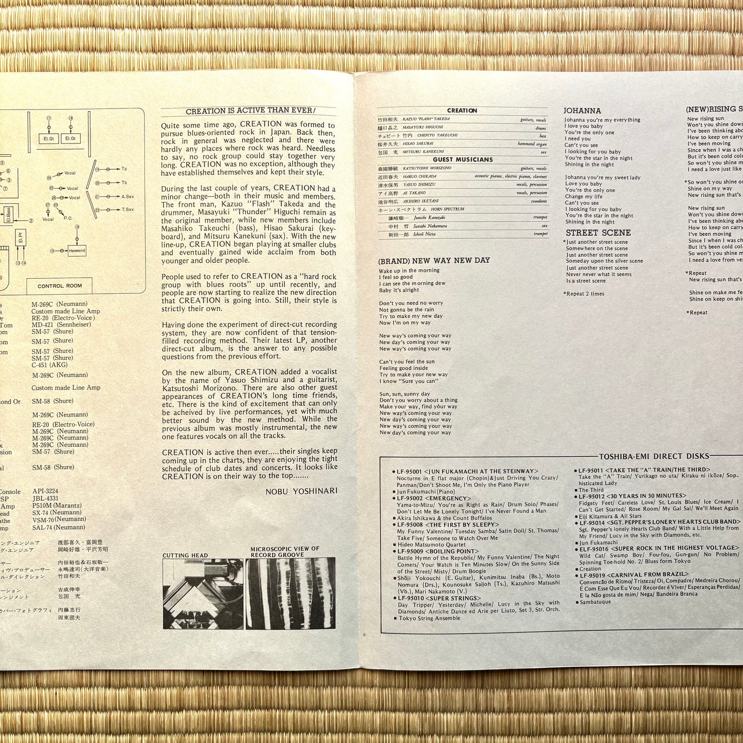 Creation – This Is Creation Studio Live in Direct to Disc Recording