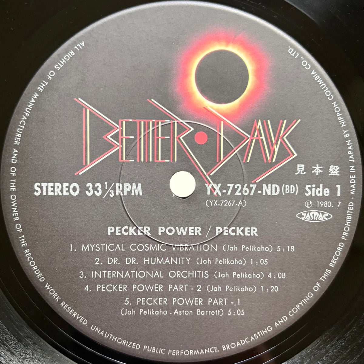 Pecker – Pecker Power (Promo Copy)