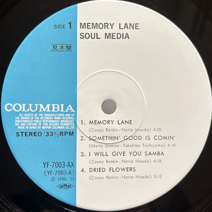 Jiro Inagaki & Soul Media – Memory Lane (Promo Copy)