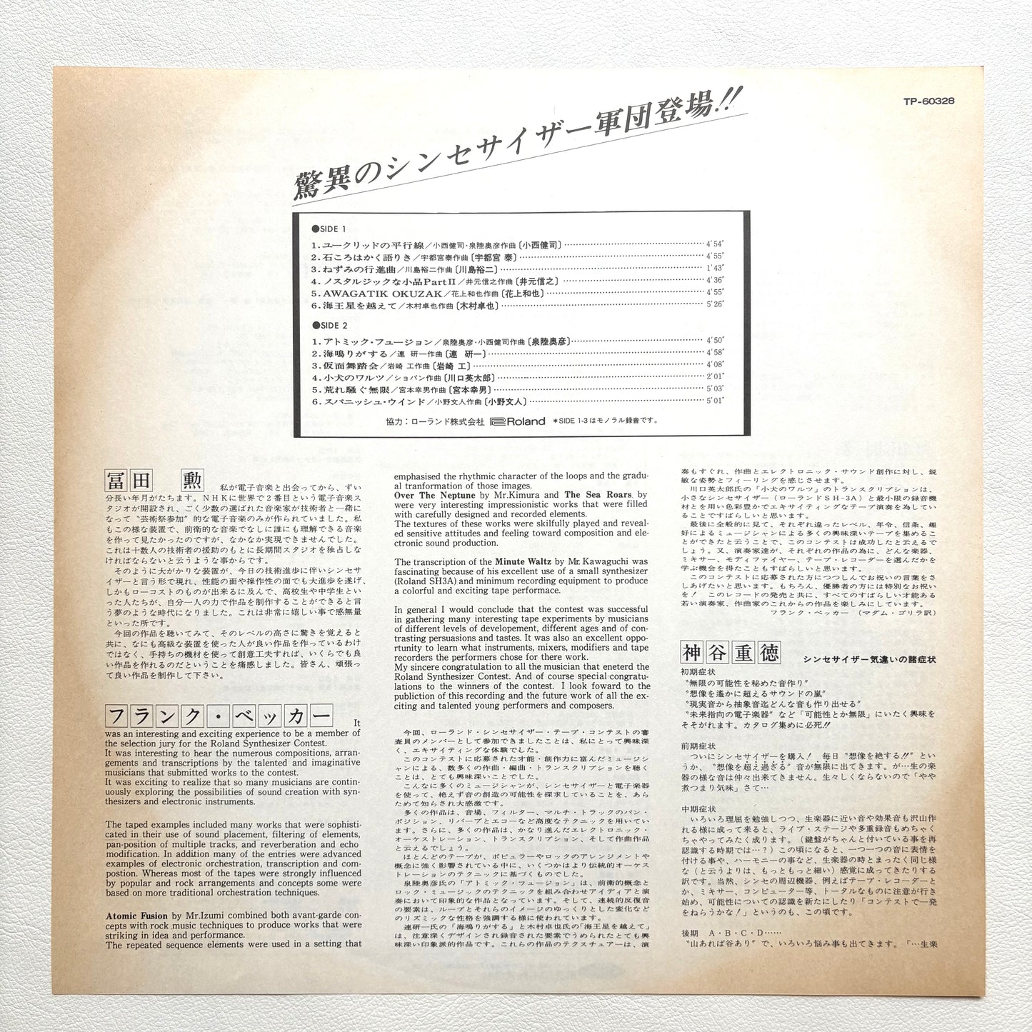 Various – Invitation To The Wonderful Synthesizer-Land