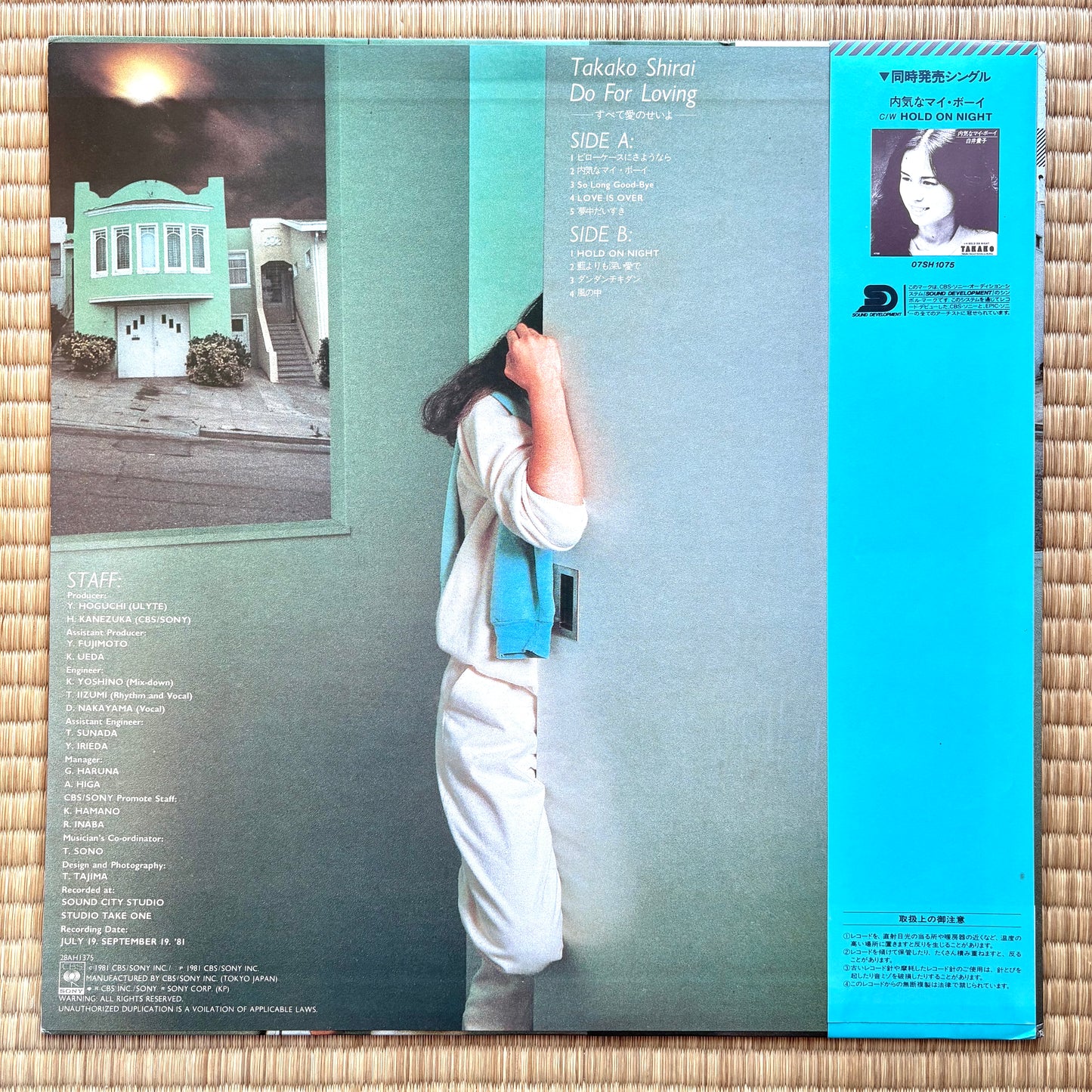 Takako Shirai - Do For Loving (Promo Copy)