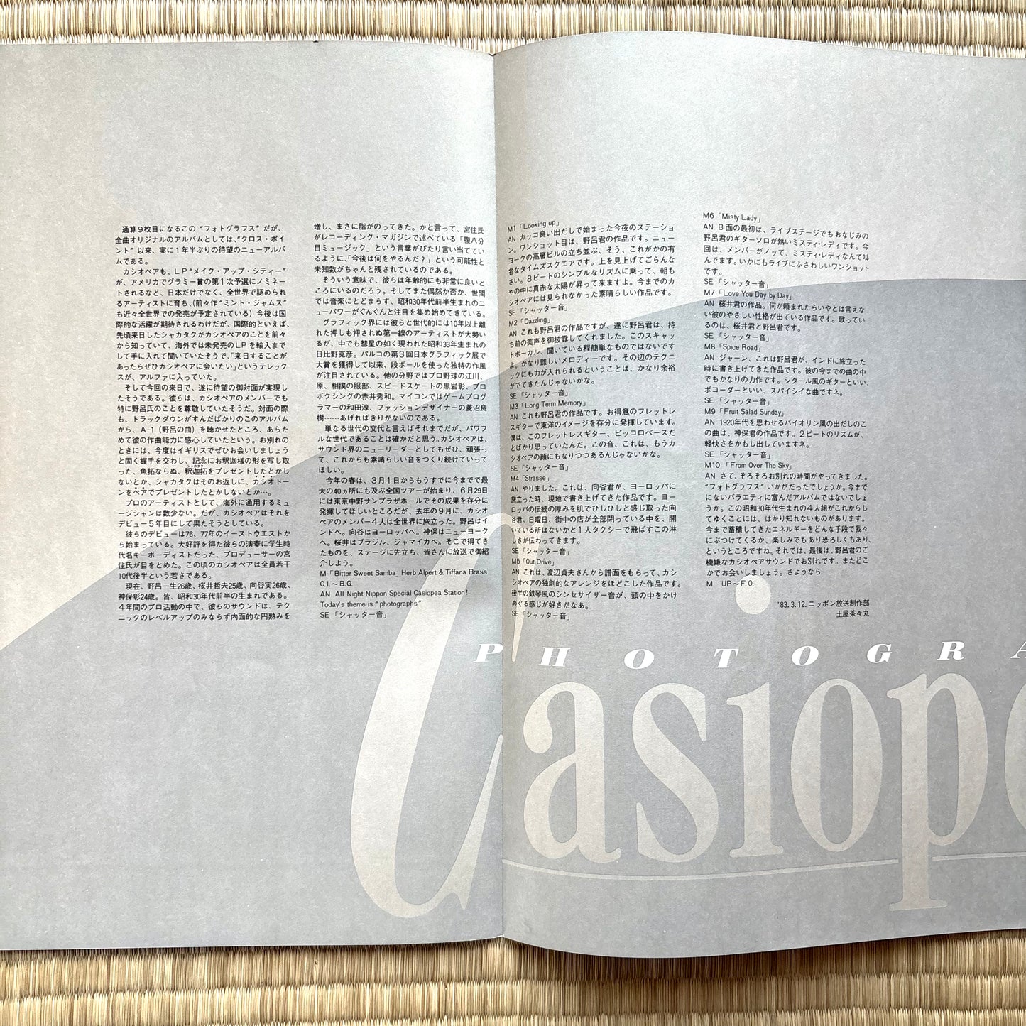 Casiopea - Photographs