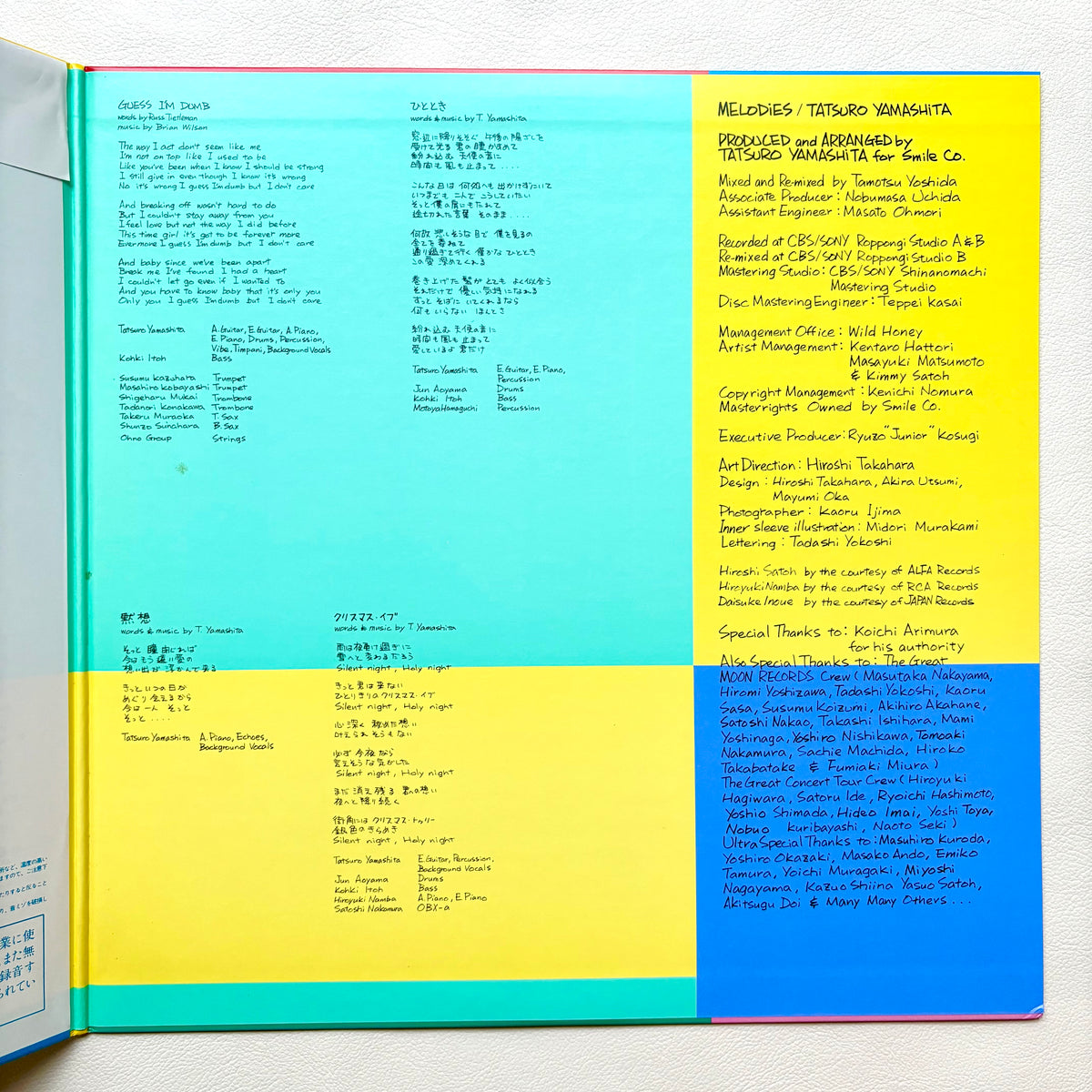 Tatsuro Yamashita - Melodies