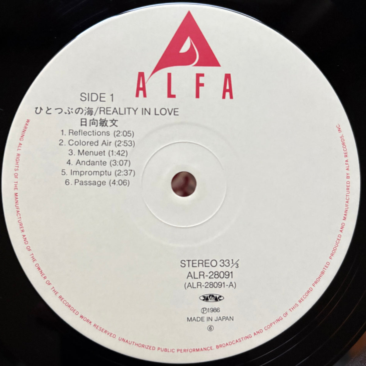 Toshifumi Hinata – Reality In Love