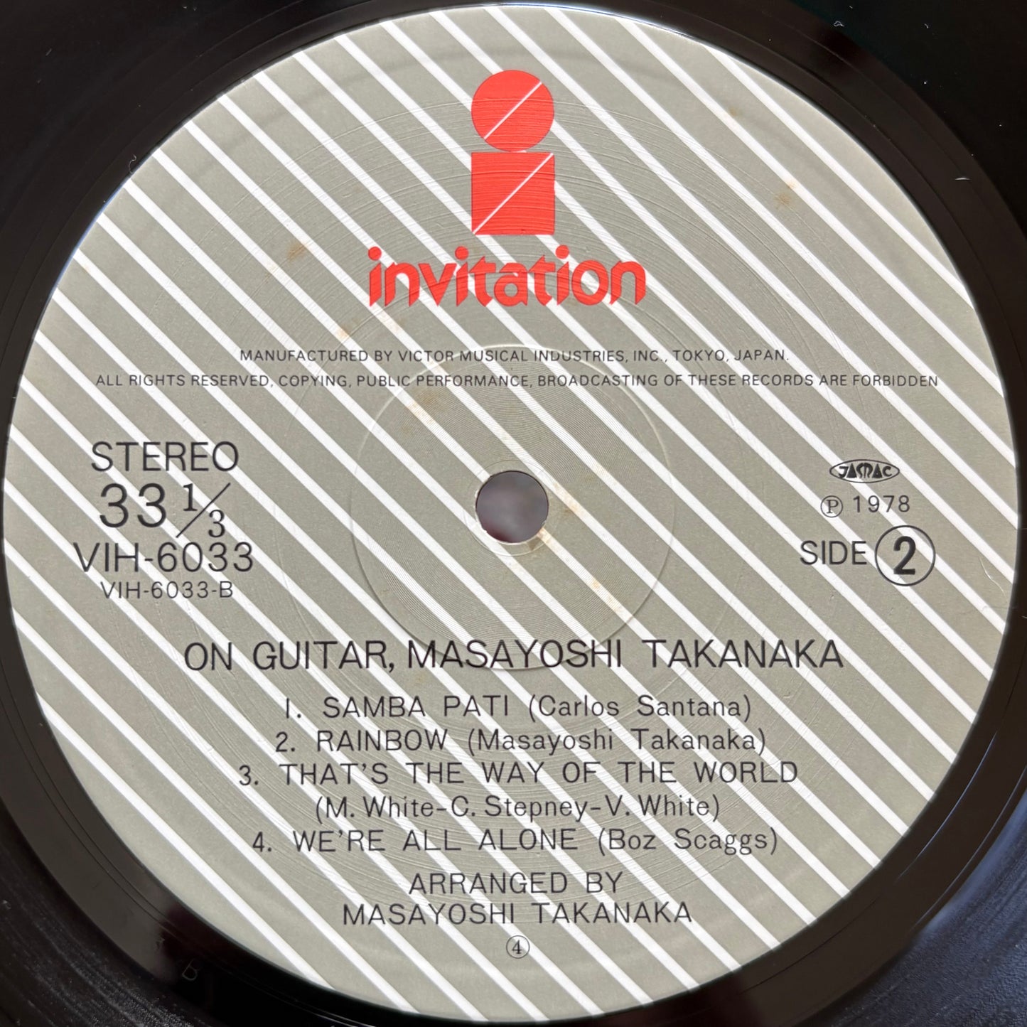 Masayoshi Takanaka - On Guitar