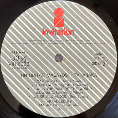 Masayoshi Takanaka - On Guitar
